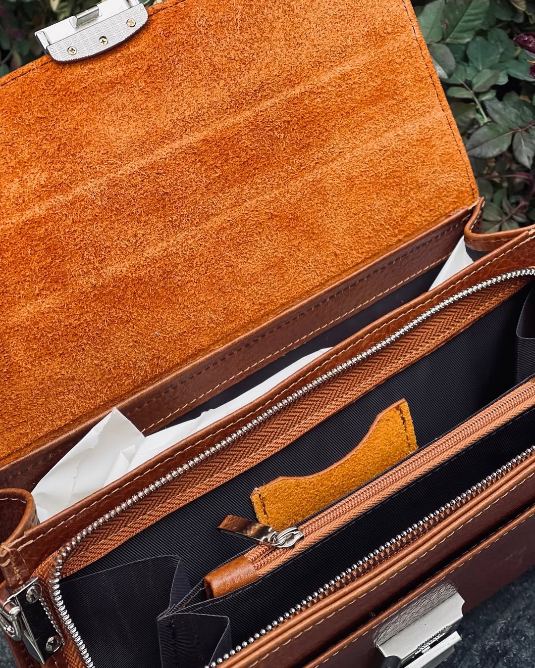 سه کیف دستی تمام چرم طبیعی با کیفیت و قیمت خوب