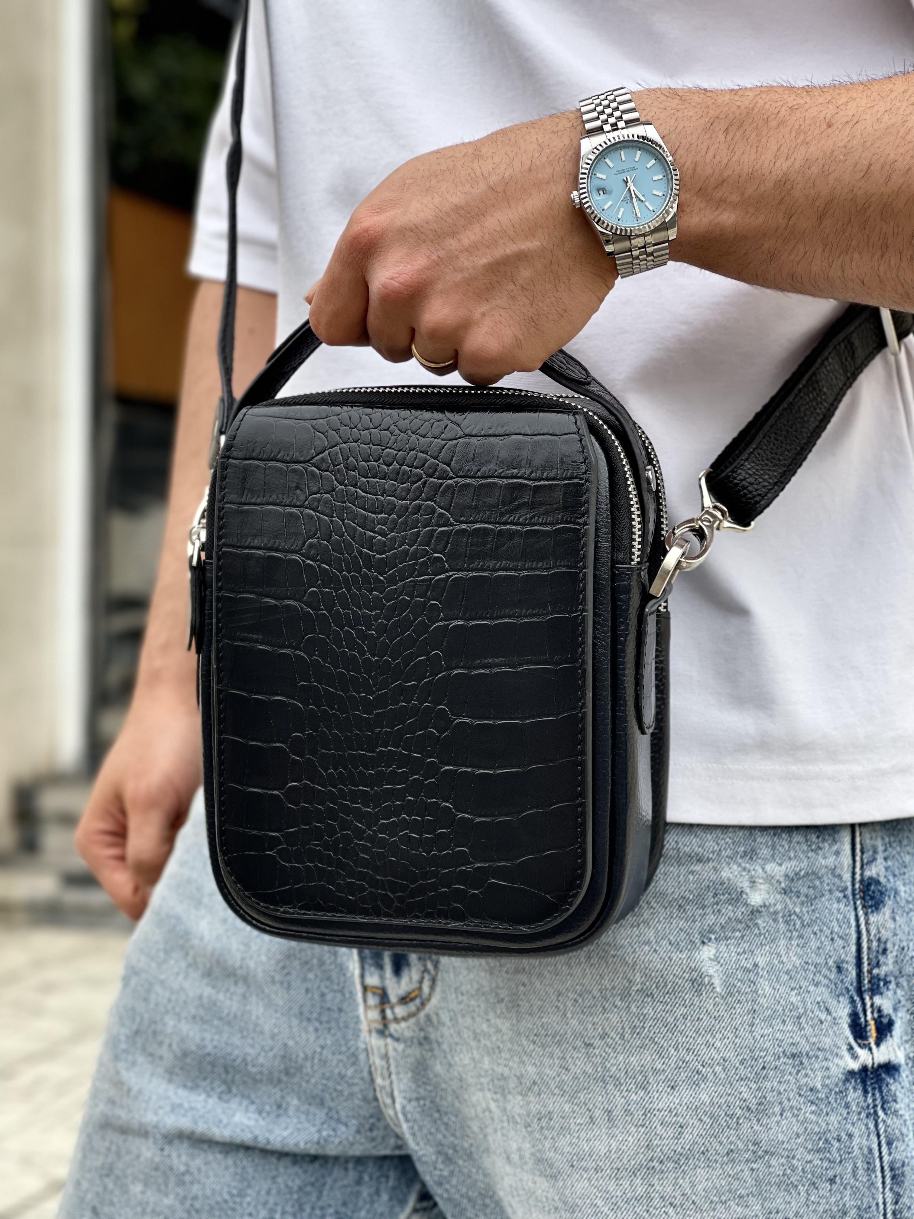 کیف دوشی تمام چرم تالاسا