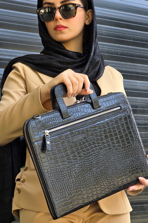 خرید فولدر چرم زنانه