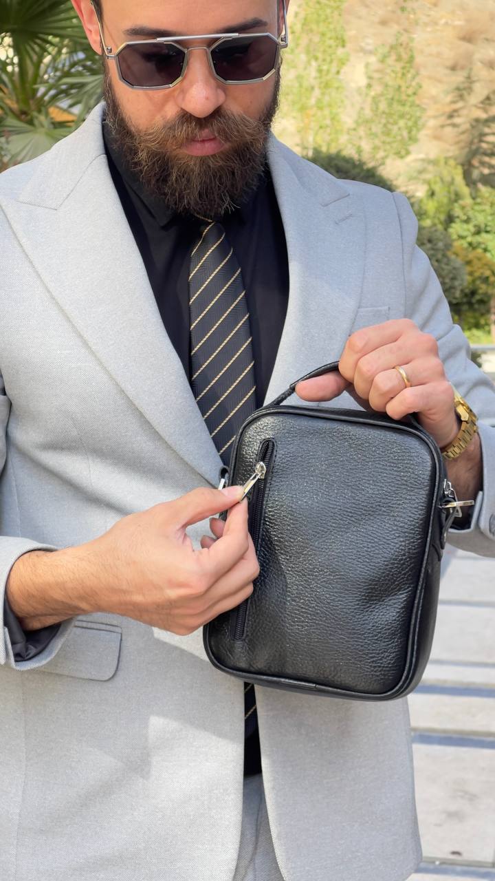 کیف دوشی عالی چرم