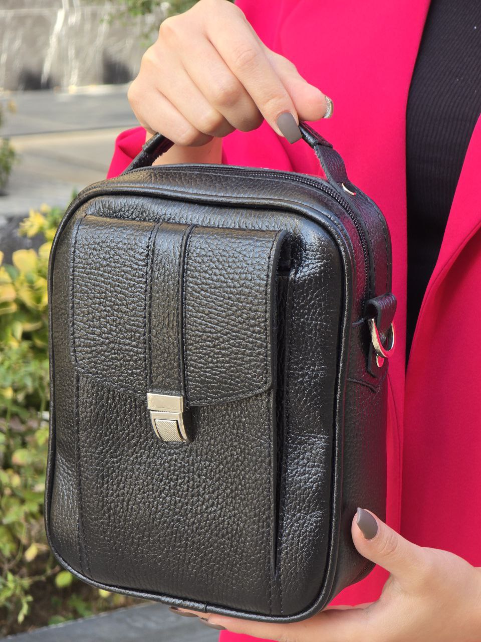 کیف دوشی چرم تمام طبیعی