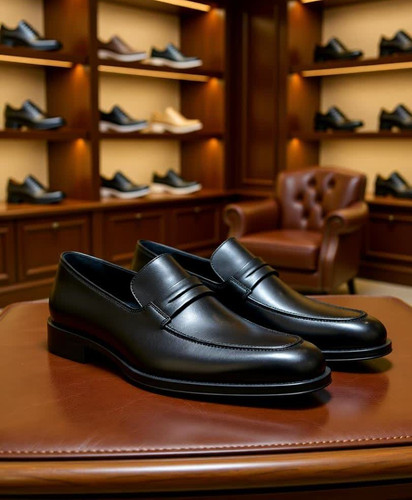 کالج چرم مشکی