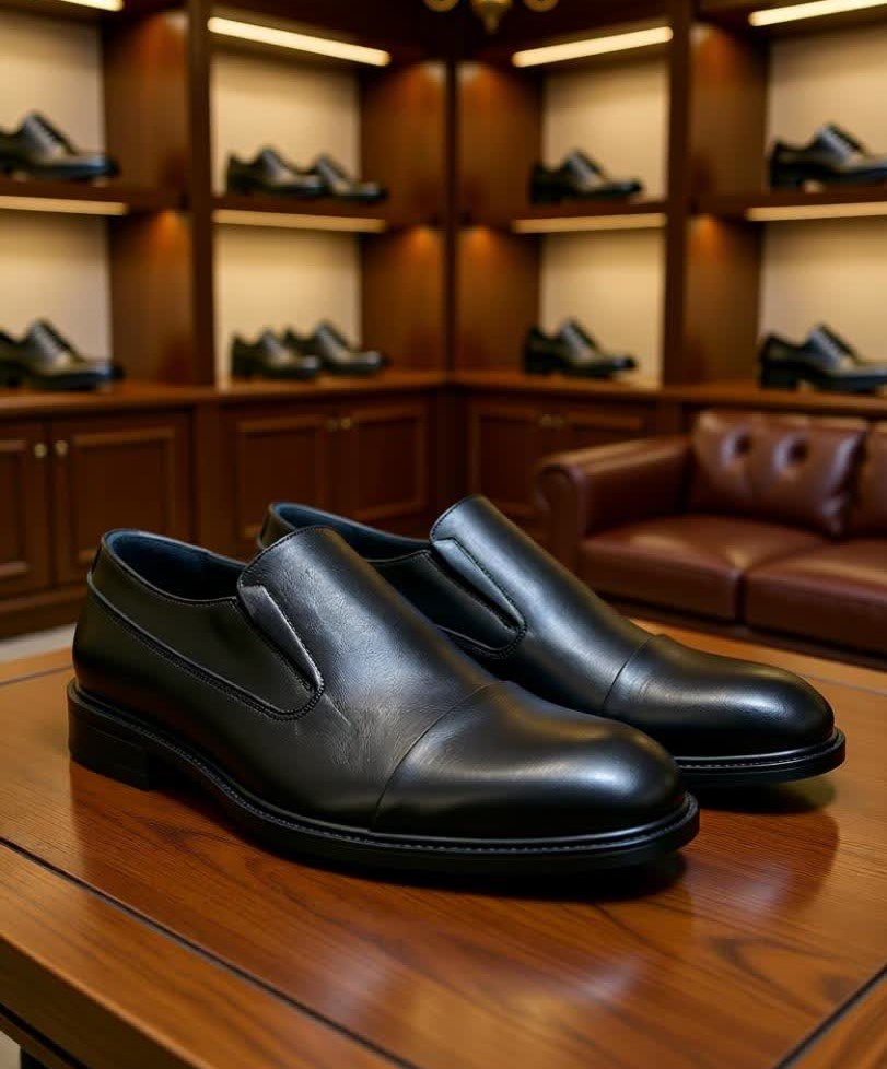 کالج چرم مشکی