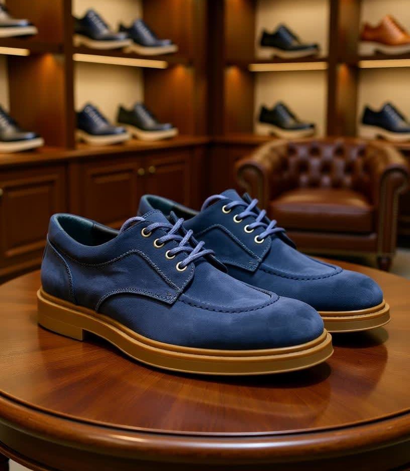 کفش سرمه ای