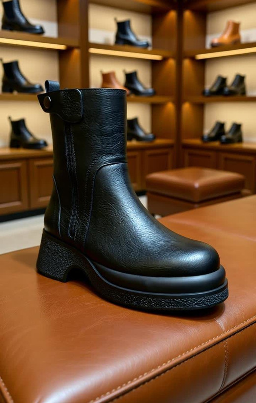 بوت زانه مشکی