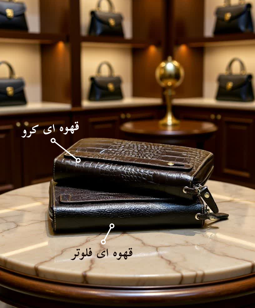 خرید کیف دستی چرم اتوسا