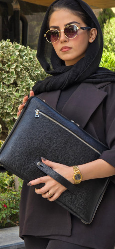 فولدر چرم زنانه ظفر(شاهان)