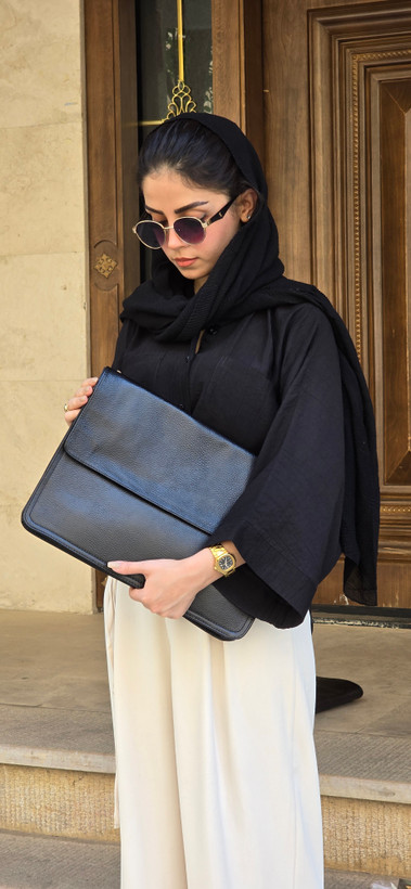 فولدر چرم سرخونه